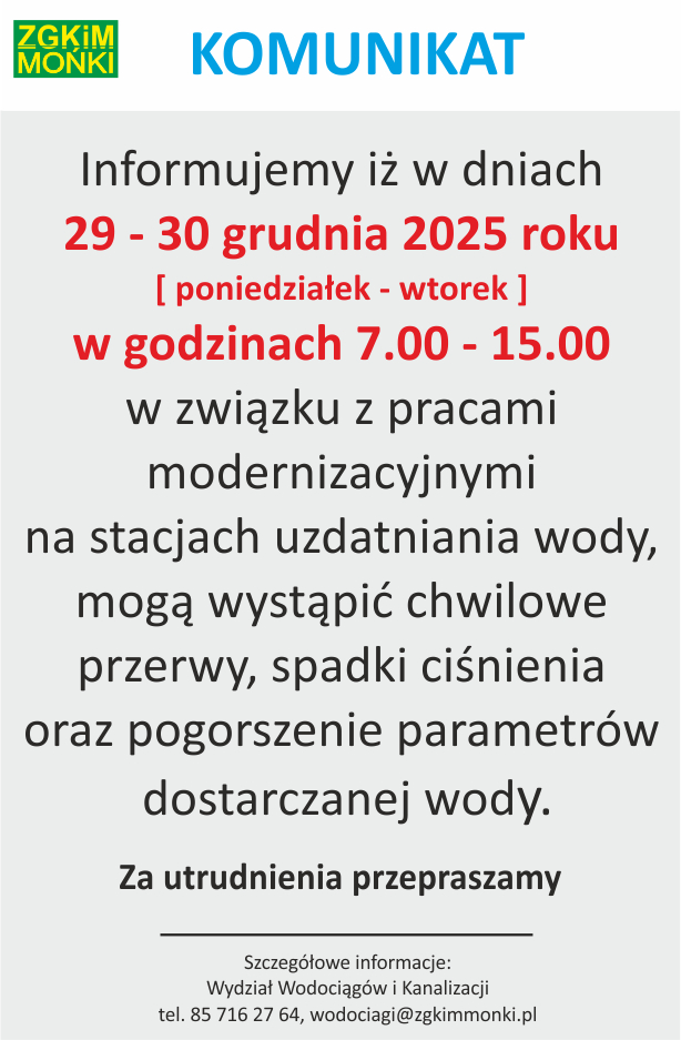 OGŁOSZENIE